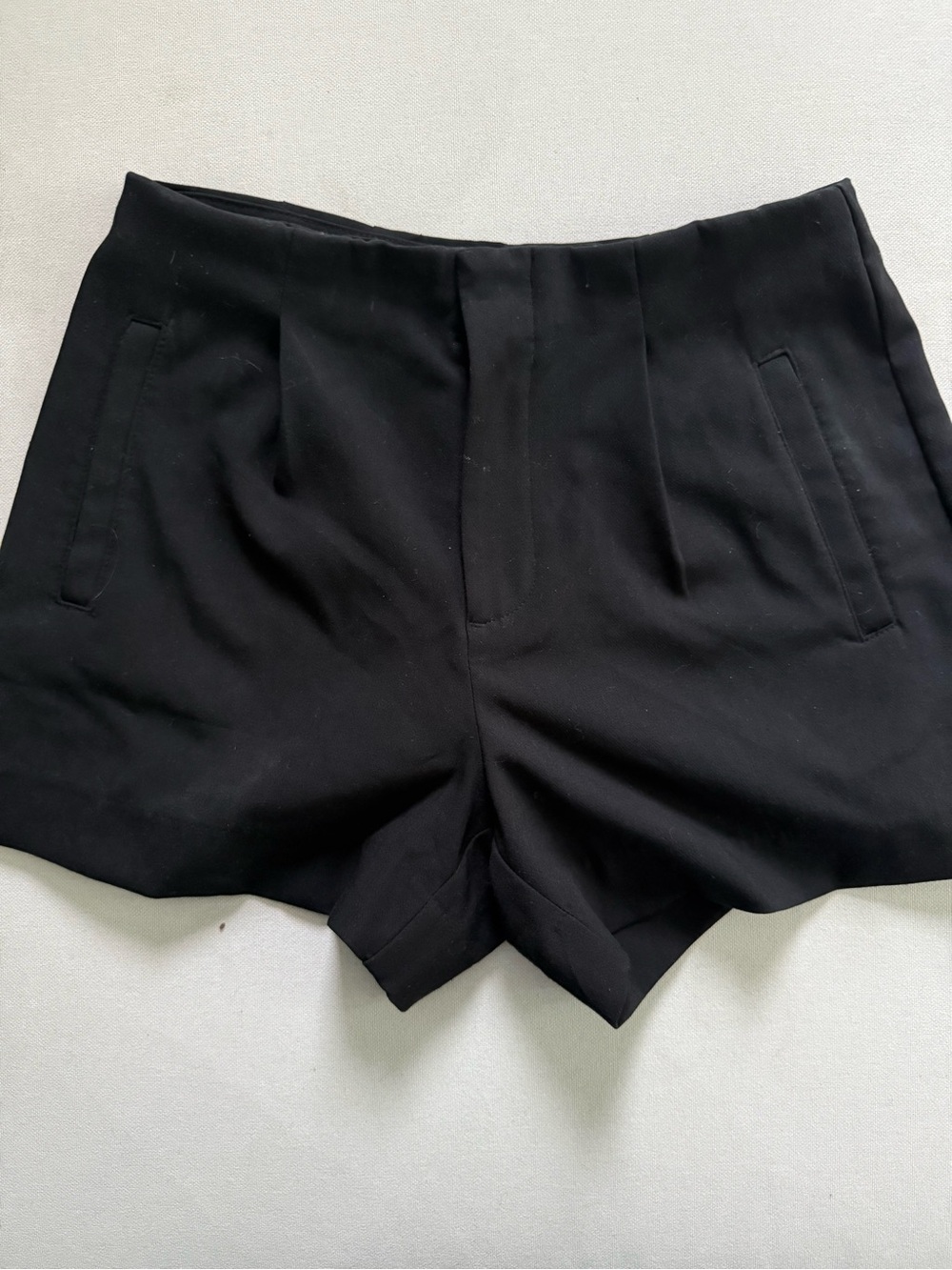 a new day Black High-Waist Tailored Shorts